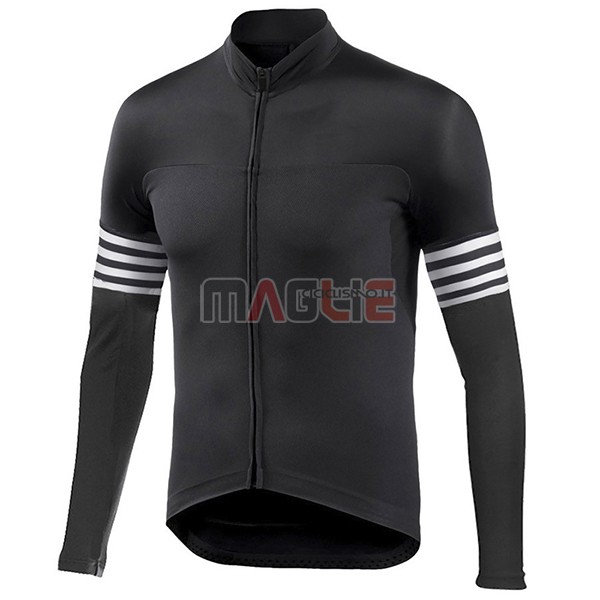 Maglia Aero Noir Manica Lunga 2017 Nero - Clicca l'immagine per chiudere